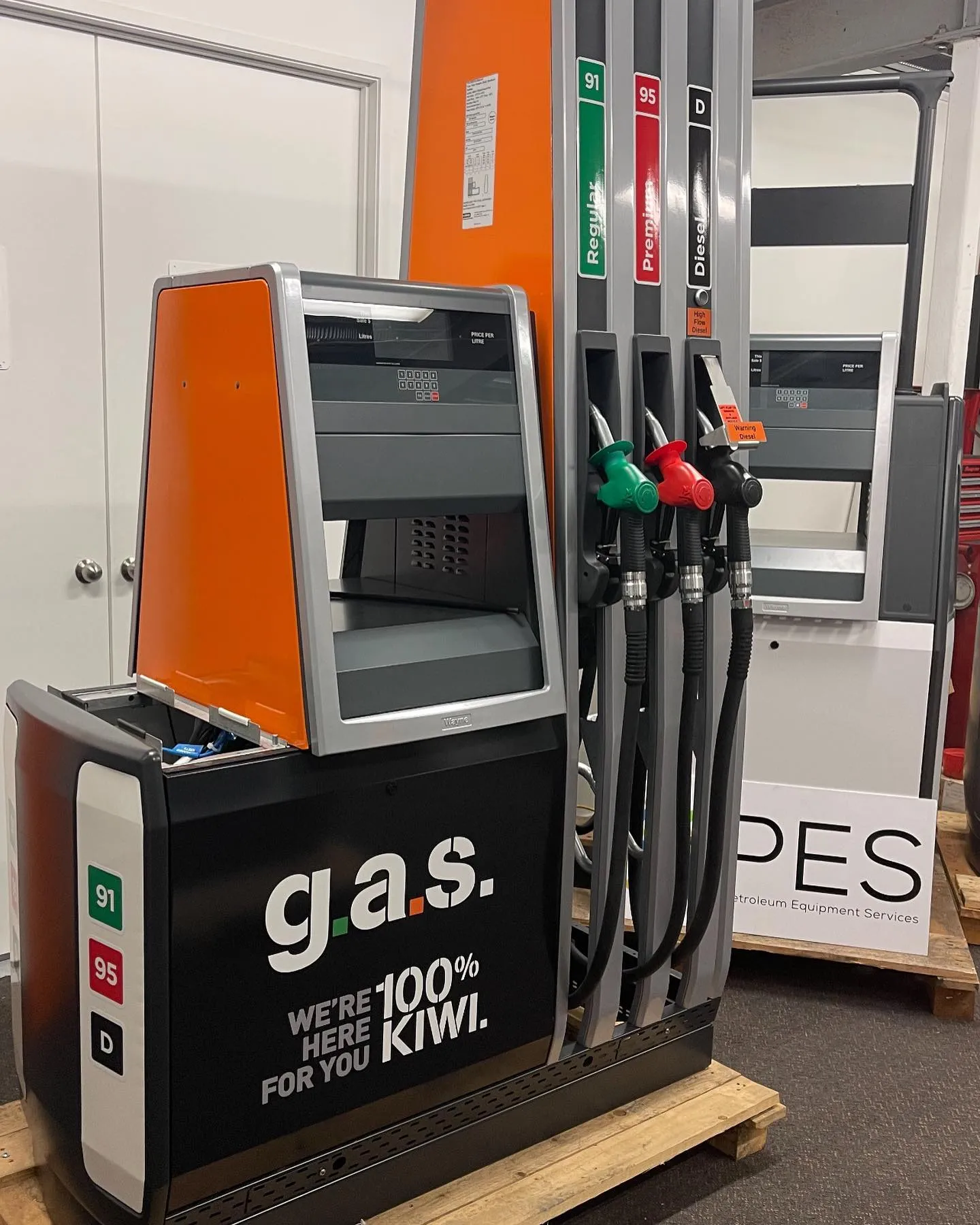 business signage job for gas station